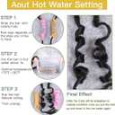Leeven 30 Inch Ginger Braiding Hair Pre Stretched Long Soft Yaki Braids 8 Packs Professional Synthetic Hair Extension Crochet Twist Braids