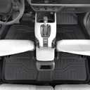 Floor Mats for Honda HR-V 2023-2026, All Weather Floor Mats Trunk Cargo Liner with Backrest Protectors and Door Sill Guards Accessories, Full Coverage Set