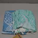 Thin Turkish Beach Towel Lightweight Quick Dry Absorbent Cotton Bathroom Bath Pool Swim Towels Extra Large Oversized Sand Free Beach Accessories Essentials Cloud Gifts for Adult (X-Large(79 x 36 inches,200 x 90 cm), 2 Pack Blue Turtle Aqua Whale)