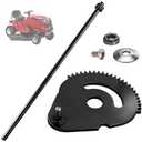 938-05078 Steering Shaft & 617-04024A Steering Gear Assembly Compatible with MTD/Troy-Bilt/Yard Man/Yard Machines/Bolens Lawn Tractor Replace Number 738-05078, 617-04024, with a Washer