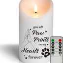 Pet Memorial Gifts for Dogs Cats Loss of Dog Sympathy Gift, Sympathy Candle for Doggie, Condolence Present for Pet Lovers, Friends to Remember Doggie, Marking Bereavement And Grief(4" x 7")