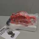 Flip Pancake Maker Machine, Ceramic Coated Pancake Pan for 6.5 Inch Pancakes, Omelette, Crepe & Quesadilla, Frittata, Double Sided Omelette Pan Nonstick, Red