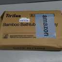Bathtub Trays for Tub,Bath Tray, Foldable Bathtub Caddy,Brown