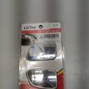 LivTee Blind Spot Car Mirror, HD Glass Frameless Convex Side Mirror Blindspot, Wide Angle Rear View Mirrors for SUVs, Trucks and RVs - Car Accessories (Adhesive Mount, Wedge-Shaped)