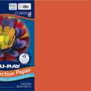 Tru-Ray Construction Paper, 50% Recycled, 12" x 18", Orange, Pack Of 50