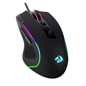 Redragon M612 Predator RGB Gaming Mouse, 8000 DPI Wired Optical Mouse with 11 Programmable Buttons & 5 Backlit Modes, Software Supports DIY Keybinds Rapid Fire Button