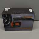 Tire Inflator Portable Air Compressor, 12V DC 110V AC Car Tire Pump, Air Mattress Pump with Inflation & Deflation Mode, Dual Powerful Motors Air Pump for Car, Bicycle, Air Mattress (Orange)