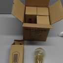 HESSION ST64 Edison Bulbs, E26 Base 110V-40W 4-Pack 2700K Vintage Light Bulb, Amber Glass Warm Light Dimmable Decorative Bulbs for Livingroom Kitchen Table Light