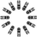 12 PCS Rocker Arms Compatible with 3.6L 3.0L 2.8L 4.2L Engines - Allure Enclave Allure ATS CTS Acadia Canyon Impala Malibu Select Models