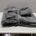 Extra Large Bath Towel Set of 6 (40"x80"),Oversized Bath Sheet Super Soft Highly Absorbent Microfibers Quick Dry Luxury Shower Towel for Bathroom Spa Gym Hotel Yoga (Charcoal Gray, 6Piece)