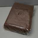 MIULEE Set of 2 Waffle Bathroom Rugs, Terracotta Boho Bath Rugs Non Slip Washable, Super Absorbent Bath Mats, Ultra Soft Rubber Backed Shower Mats for Bathroom Floor, Tub, Caramel, 17x24 Inch