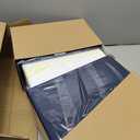 Lynnoland 21" Set of 2 Bedside lamp with USB A+C & AC Outlets, Touch Control 3-Way Dimmable Nightstand Lamps for Bedroom Living Room Office Reading, Blue Shade Touch Lamps, 5000K LED Bulbs Included