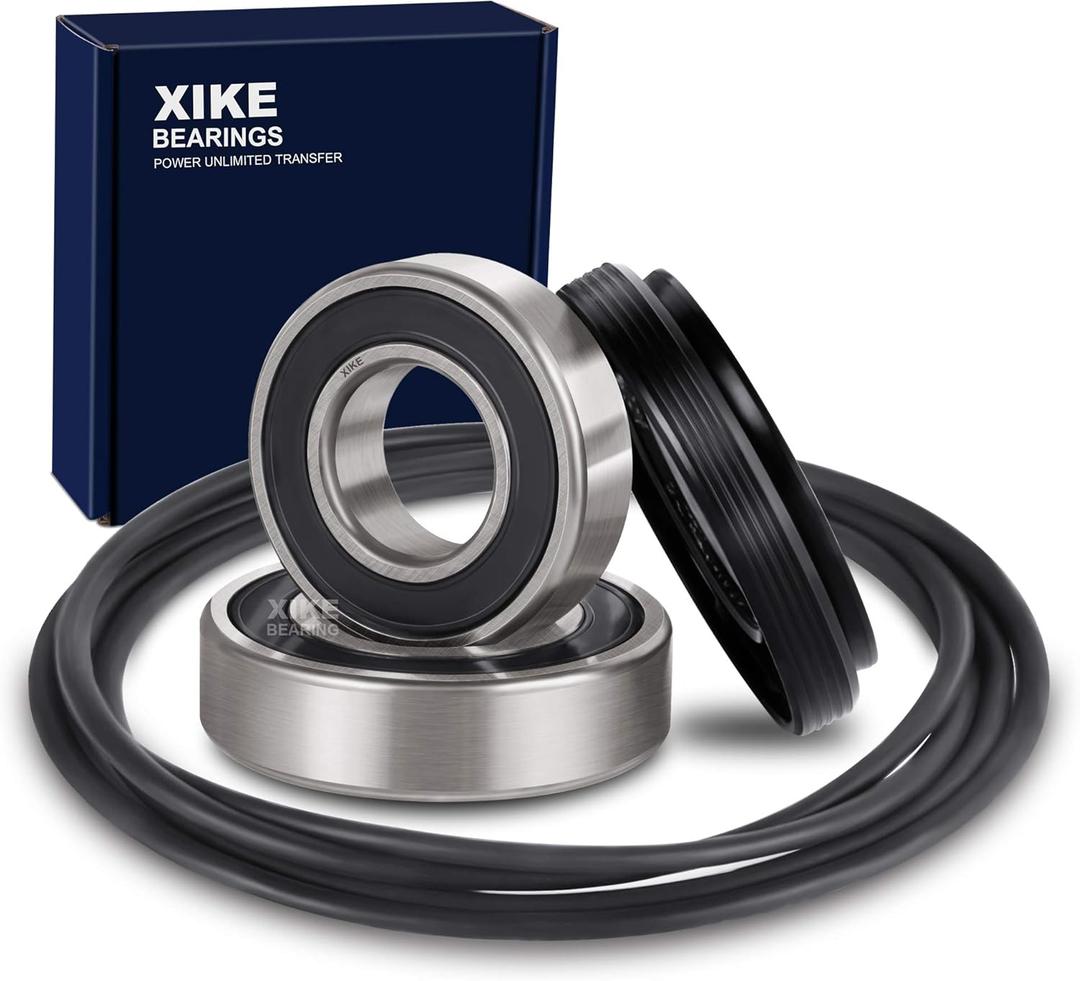 XiKe 4036ER2003A, 4036ER4001C, 4280FR4048C and 4280FR4048K Front Load Washer Tub Bearing Seal Kit Rotate Quiet and Durable, Replacement for LG and Kenmore Etc.