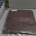 Kevin Textile Decorative Pillow Covers Set of 2 Striped Plush Corduroy Pillows Pillowcases Boho Home Decor Cushion Covers for Couch Sofa Bed Living Room 18x18 Inch, Coffee