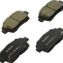 BOSCH BC990 QuietCast Premium Ceramic Disc Brake Pad Set - Compatible with Select Scion iQ, xA, xB; Toyota Echo, MR2 Spyder, Prius; FRONT