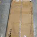 Gaming Computer Desk with Power Outlets, Gaming Desk with Hutch and LED Lights, Reversible PC Gaming Desk with Pegboard, Carbon Fiber White, 47"