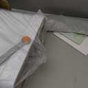 Flat Mop and Bucket System - Mop and Bucket with Wringer Set for Home | Wet Dry Mop for Apartment, Tiny Home, Windows, Wall, Hardwood Floor, RV with 6 Reusable Microfiber Cloth