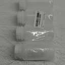 8oz/250ml Plastic Food Grade Storage Bottles, Wide Mouth HDPE Chemical Reagent Sample Bottle Liquid Containers with Sealed Caps (Translucent, 4 Pcs)