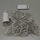 66Ft 200 LED String Lights Battery Operated, 12 Modes Christmas String Lights with Remote Timer Fairy Twinkle Lights for Indoor Outdoor Wedding Party Tree Decor(Multicolor) (Clear Wire - Multicolor)