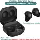 Charging Case for Galaxy Buds 2 SM-R177 (Not for Galaxy Buds 2 Pro SM-R510), Replacement Charger Case Dock Station for Samsung Earbuds (Black)
