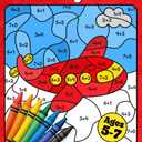 Color By Math: Fun-Filled Color-by-Number Math Activities to Build Early Math Skills for Kids Ages 57