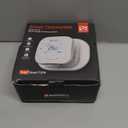 Smart WiFi Thermostat for Home, Programmable Thermostat with C-Wire Adapter, 3H/2C for Heat Pump & Conventional Systems, Tuya App Control, Compatible with Alexa & Google Assistant, White