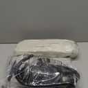 QPAU Inflatable Toddler Travel Bed with Tent  Lightweight Blow Up Kids Air Mattress with Hand Pump  Indoor & Outdoor Portable Sleeping Solution for Camping, Travel, Home, Grandmas  Ages 3+ (A-Khaki Gray)