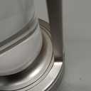 Candico Cordless Bedside Table lamp Rechargeable Portable Touch,2000MA Battery Operated Lamps LED Night Light,3Color Stepless Dimming Crystal Lantern Suitable bedrooms,Bars,cafes,Camping,Silvery