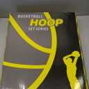 Children's Basketball Hoop Adjustable Height from 110 to 190 cm Outdoor Basketball Hoop Small Toys for Children of 3, 4, 5, 6, 7, 8 Years Old Birthday Gift for Christmas