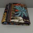 GarveeHome Jungle Animal Print Rug 3x5 Washable Area Rugs for Living Room, Forest Rug Non Slip Soft Low Pile Stain Resistance Throw Carpet for Bedroom Kids Playroom Nursery Black