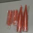 Lazyshine 40 Pack Pink Plastic Champagne Flutes Disposable Wine Glasses, 4.5 Oz Clear Mimosa Cocktail Toasting Cups Bulk for 2026 New Year Eve Party Supplies Wedding Bride, Women's Day Decor