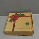 Wall Lights Battery Operated Wooden,Magnetic Wall Sconces Rechargeable,Adhesive Wall Lights for Bedroom,Dimmable Wall Mounted Bedside Lamp,Cordless Battery Wall Sconce for Bedroom Reading (1Pack-Touch Control)