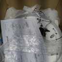 41" Modern Ceiling Fan with Lights and Remote Control, Dimmable 6 Speed Reversible Blades, LED Flush Mount Bladeless Low Profile Ceiling Fan Flower Lamps for Living Room, Fan Ceiling Lamp 150W