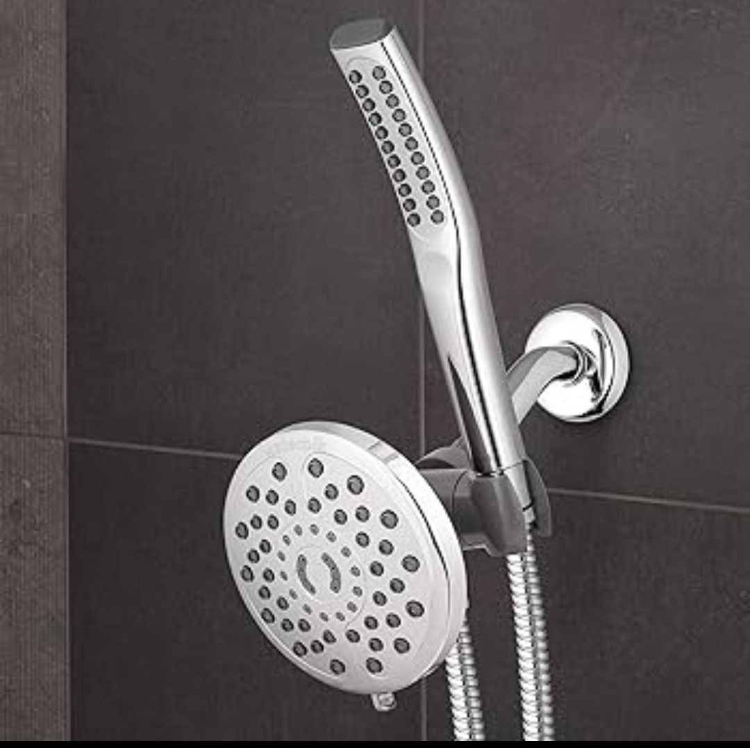 Waterpik Power Wand 2in1 Shower System w/ 6ft Hose 7 Mode & Water Massage