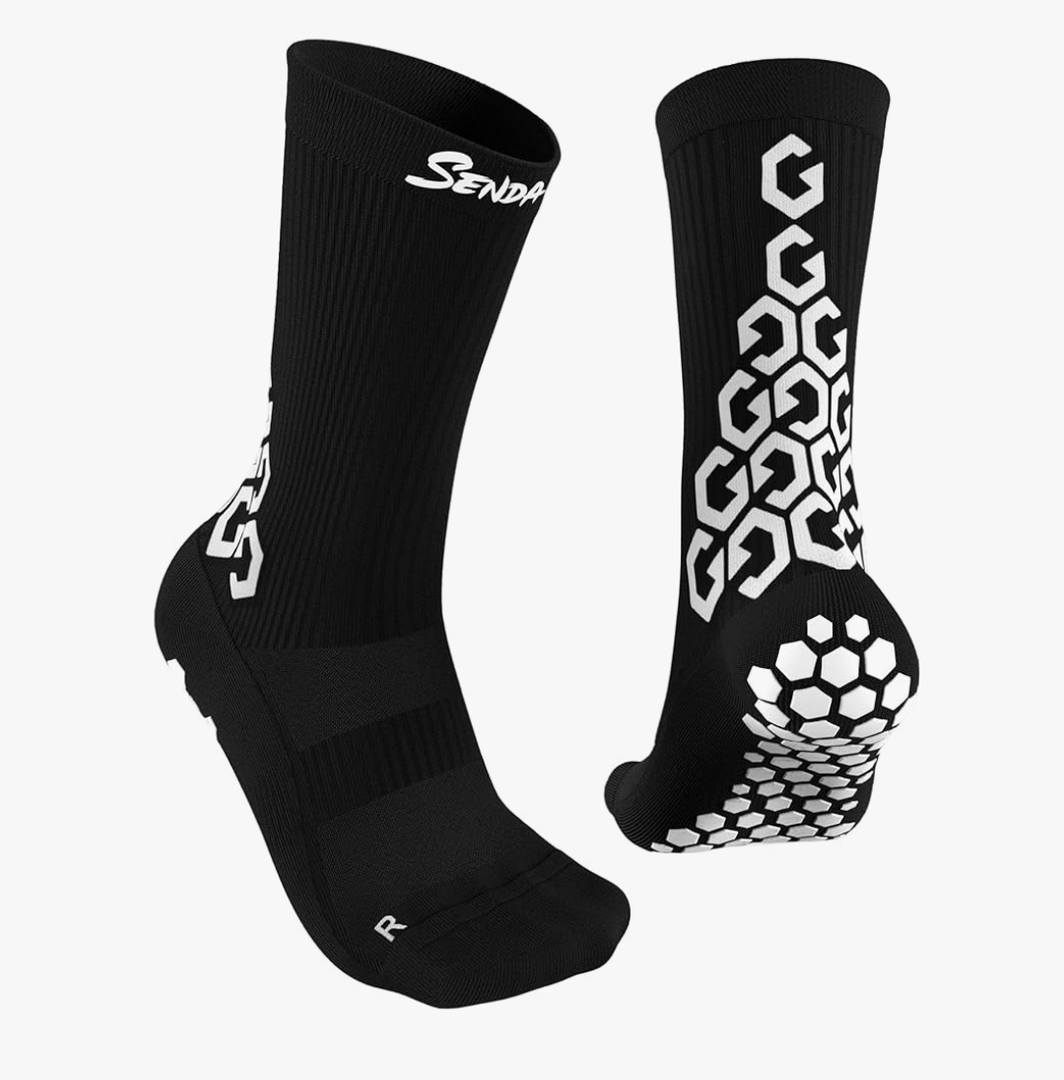 SENDA Gravity Pro Grip Socks with Non-Slip Technology, Unisex, Crew Length, No Size