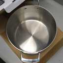 Viking 3-Ply Stainless Steel Stock Pot, 12 Quart Soup Cooking Pot with Lid, Kitchen Cookware, Dishwasher and Oven Safe, Induction Ready, Silver