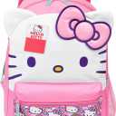 Hello Kitty Sanrio Backpack for Girls 3D Bow Kawaii Anime Rucksack Daypack for Kids Cute Stuff Back to School Supplies Backpacks Gifts for Girls