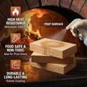 12 Pack High Temp Firebricks 3000°F, Insulating Fire Bricks, 9"x4.5"x0.8"