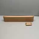 Kazai. Wall-Mounted Coat Rack 'Toke' - Modern Design Coat Rack with Hidden Wall Hooks - Solid Wood Veneer Panel Coat Hanger - Oak