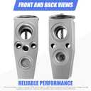 2 x Autoxbtc A/C Expansion Valve Compatible with Ford F-150 2009-2014, Expedition 2010-2014, Lincoln Navigator 2010-2014 Replaces:39356, EX 529492C, EX529492C, 4752090, YG417, 3411482, 9L1Z19849A