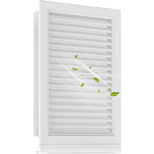 18" X 24" Aluminum Gable Vent with Screen, Stylish Louvered Vents for Effective Attic and Shed Ventilation, Perfect for Houses, Attics, and Exterior Walls [ Vent Opening: 16" x 22" ]