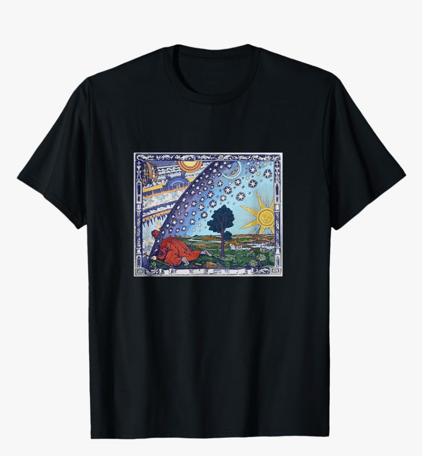 Gildan Softstyle, Lifting the Veil - Esoteric Alchemy symbol esoteric occult T-Shirt, Size Large