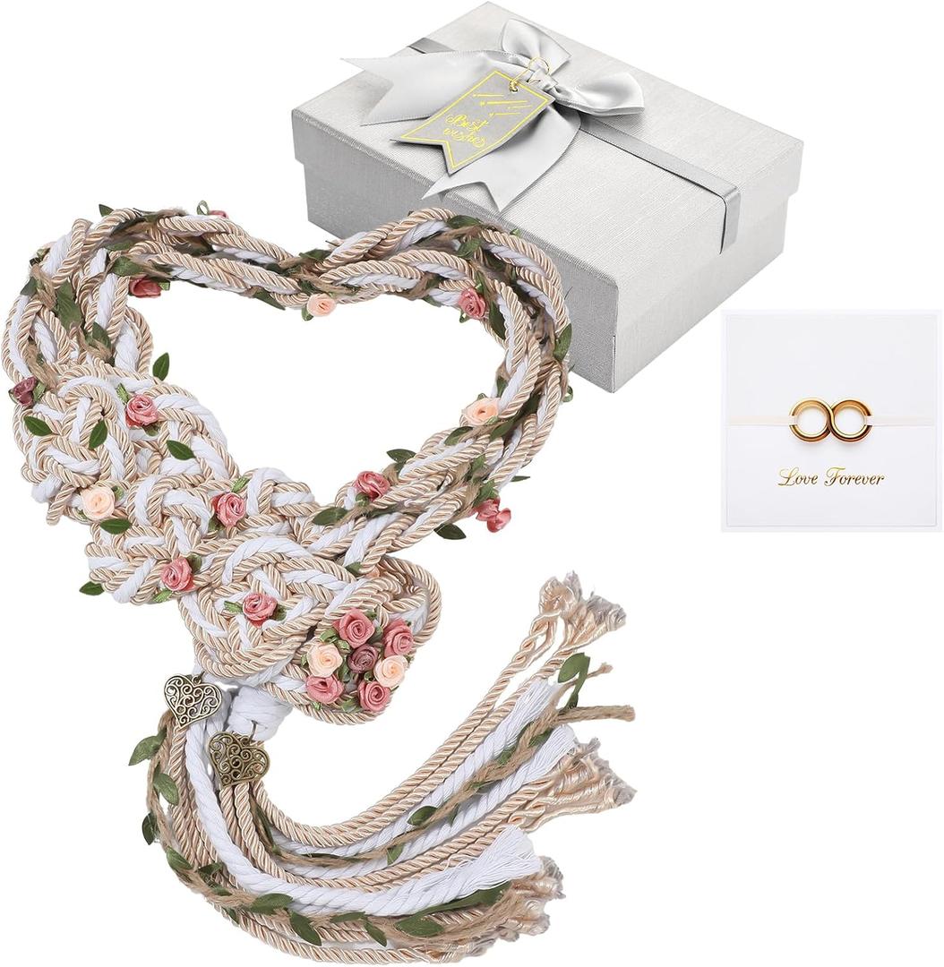 ReliThick Wedding Lasso Handfasting Cord for Wedding Ceremony Rustic Lasso Lazos Cord Traditional Catholic