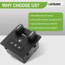 15926102 Trailer Brake Controller Switch 601-226 for Silverado GMC Sierra Suburban Tahoe Yukon 1500 2500 3500 HD 2007-2014
