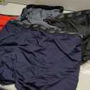 New Balance Men's Mesh 5" No-FLY Boxer Brief (4-Pack) (3X-Large, Pigment/Team Red/Lead/Black)