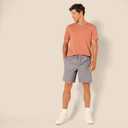 Amazon Essentials Men's 8" Inseam Relaxed-Fit Drawstring Walk Shorts (Available in Plus Size) (Gray, XXL)