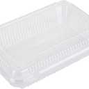 Restaurantware-Thermo Tek 7.5 x 5.24 x 1.7 Inch Food Containers, 100 Rectangle Clamshell Containers - Durable, Heavy-Duty, Clear Plastic Clamshell Containers, For Cafes And Restaurants