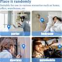 Cameras Home Indoor Use Cam Night Vision Motion Detection Baby Monitor Wireless Outdoor Nanny espias ocultas WiFi Security Secret (1296p)