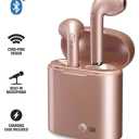 iLive IAEBT209 Truly Wireless Earbuds Bluetooth 5 With Charging Case Rose Gold