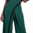 KOH KOH Womens 2026 One Off Shoulder Asymmetric Long Pant Jumpsuit Romper 2XL